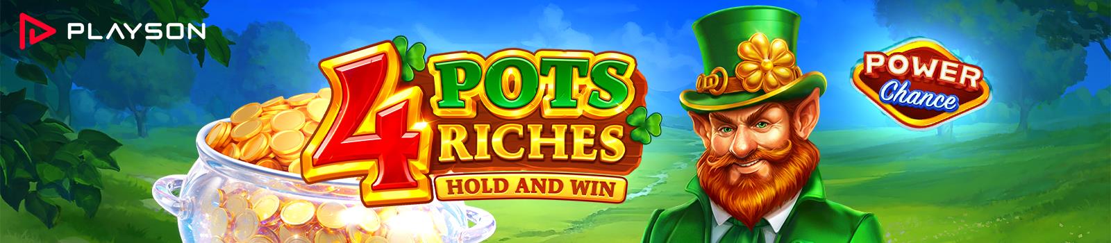 4 Pots Riches: Hold and Win Power Chance Slot Online
