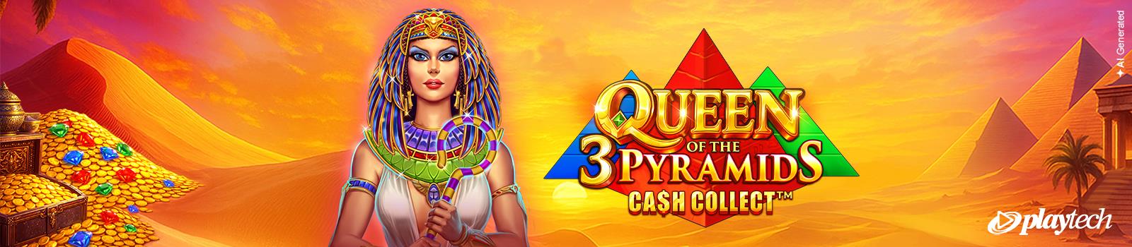 Queen of the 3 Pyramids: Cash Collect Slot Online